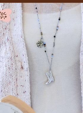 【dani专属】RPDCLaVie「小马踢踏」闪电靴子编绳项链毛衣链