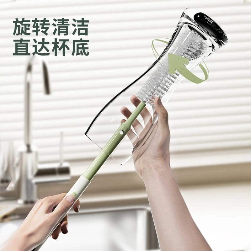 破壁机刷子专用清洁刷360度硬毛旋转清洗神器长柄榨汁机豆浆机杯,淘宝优惠券,粉丝福利购,淘宝优惠卷