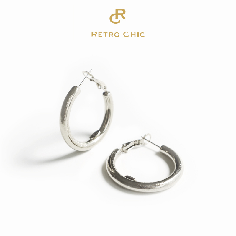 【刘亦菲同款】RC Retro Chic意大利复古时尚首饰  金丝耳圈中号