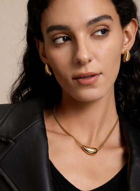 【圣诞礼物】RC Retro Chic意大利复古时尚 水滴三件套金色银色