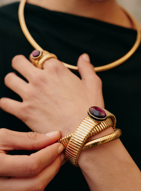 【吴千语同款】RC Retro Chic意大利复古首饰 罗马角斗士手镯套装