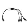 One-to-three DC power cord pure copper 5.5*2.1mm connector monitoring extension plug security accessories equipment LED light