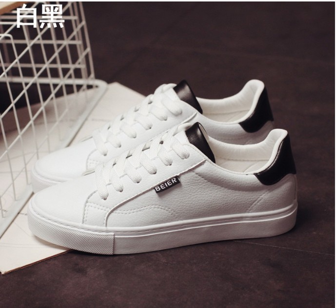 2019Women's Sneakers Shoes Casual White Shoes女鞋秋休闲 - 图1