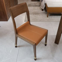 Nanyang hus walnuts life YZ621 long dining table (wood surface rock plate) dining chair 1400 * 800 * 750 now