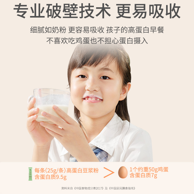 【豆叔优惠装14+14】高蛋白豆浆粉营养早餐豆浆粉
