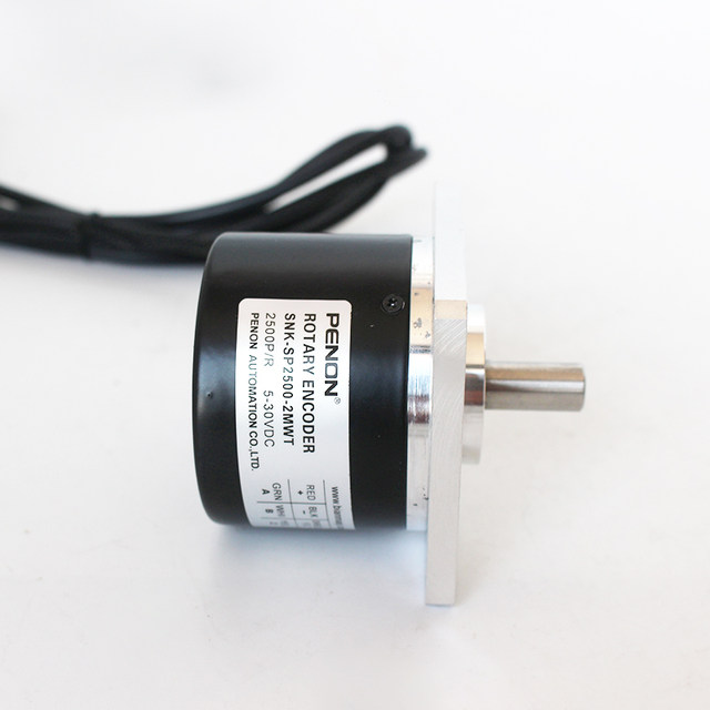 The new SNK-SP2500-2MWT rotary encoder for cross-cutting machines SNK-SP1000-2MWT has a one-year warranty.