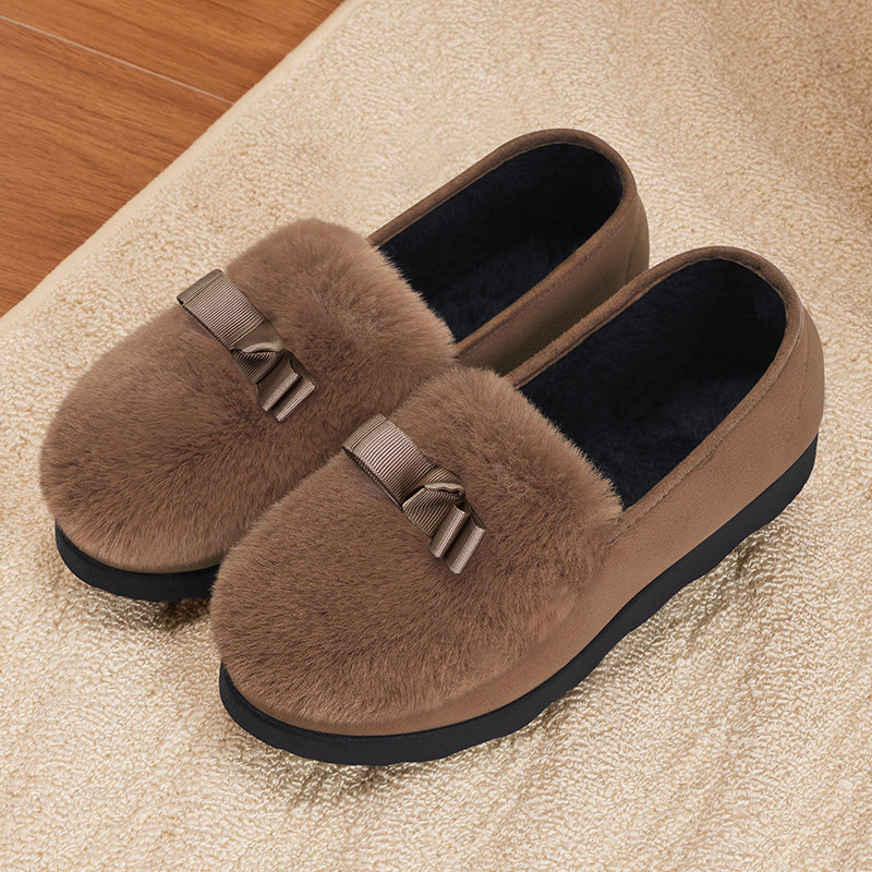 豆豆鞋女秋加绒2025新款老北京布鞋外穿保暖加厚黑色厚底毛毛棉鞋,淘宝优惠券,粉丝福利购,淘宝优惠卷