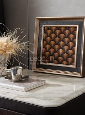 邸高家居酒店样板间家具展厅卧室床头柜饰品软装高级感摆件装饰画