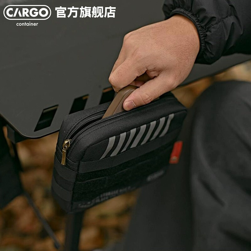 韩国CARGO CONTAINER户外露营战术副包附件包mini侧挂杂物收纳包 - 图2