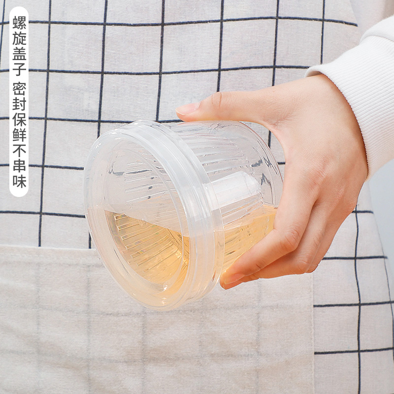 日本厨房葱姜蒜收纳盒冰箱葱花保鲜盒沥水冷冻备菜分装专用食品级 - 图2