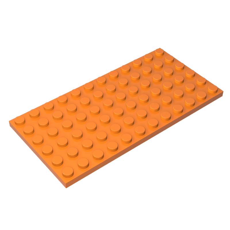 高砖积木零件GDS-526配件6x12 板兼容3028小颗粒MOC拼插散件 - 图0