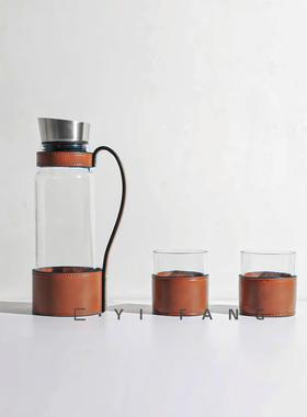 一匚简约样板间不锈钢弧形花器搭配售楼处客厅茶几水具装饰摆件