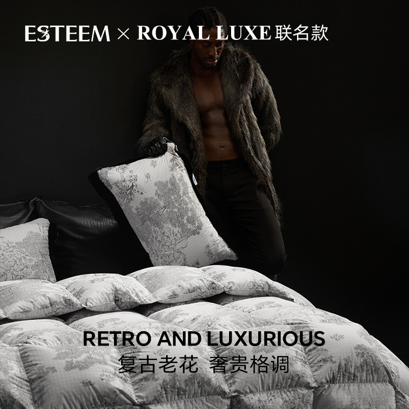 Royal Luxe守望者可水洗进口95白鹅绒被子羽绒被冬被【专柜同款】