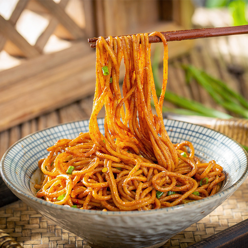 武汉热干面湖北特产风味正宗旗舰店碱面条拌面速食非油炸面条袋装 - 图1