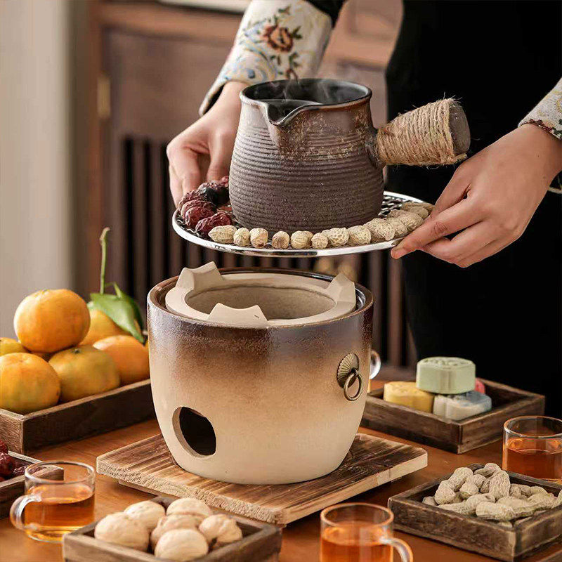 围炉煮茶器具全套碳炉室内烤火炉套装户外木炭泥炉烧烤肉2025新款,淘宝优惠券,粉丝福利购,淘宝优惠卷