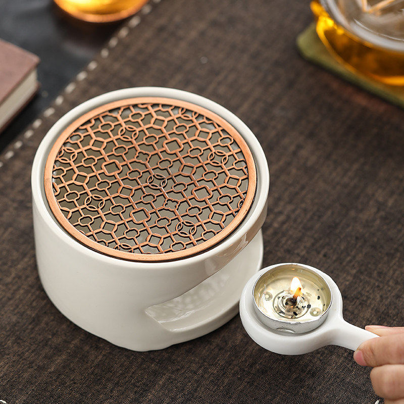 轻奢高档暖温茶炉花茶壶蜡烛煮茶炉陶瓷底座加热炉保温明火煮茶器,淘宝优惠券,粉丝福利购,淘宝优惠卷