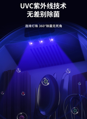 智能紫外线消杀更彻底挂壁省空间