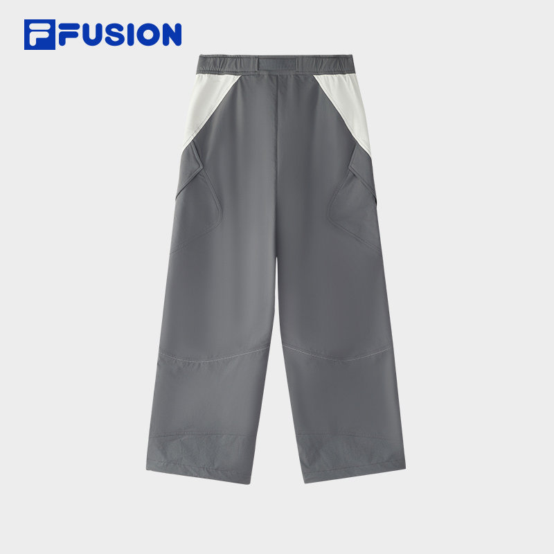 FILA FUSION斐乐潮牌梭织长裤男2025春季新款时尚休闲宽松工装裤,淘宝优惠券,粉丝福利购,淘宝优惠卷