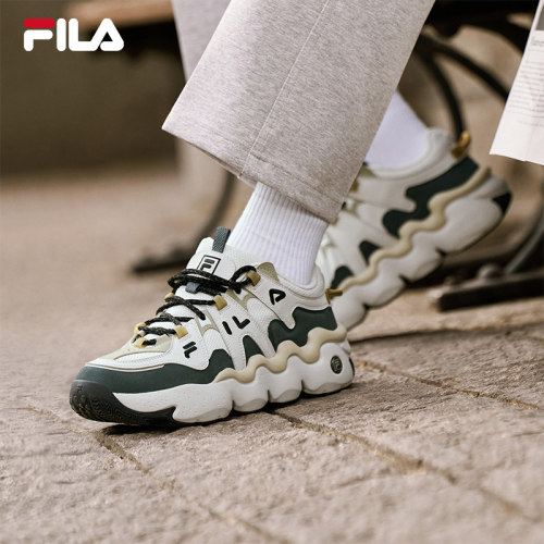 FILA PANINI斐乐官方男鞋复古运动鞋2024春款篮球鞋休闲鞋老爹鞋 - 图0