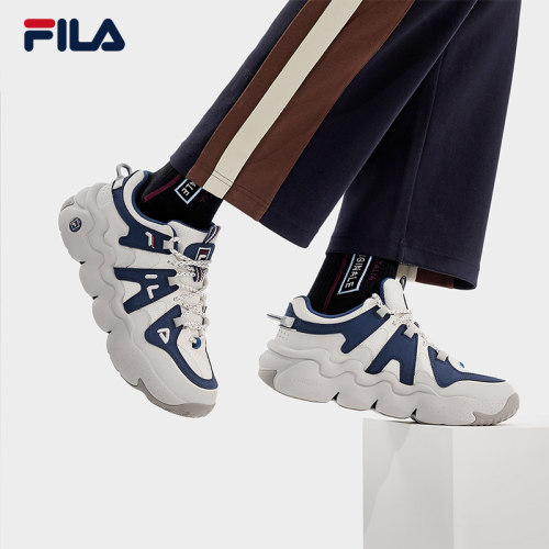 FILA PANINI斐乐官方男鞋复古运动鞋2024春款篮球鞋休闲鞋老爹鞋 - 图2