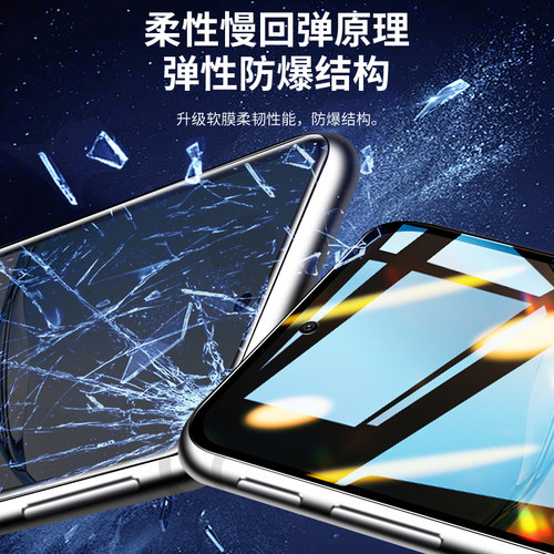 适用oppoa3手机膜5G全包边a3i防窥膜4G高清抗蓝光a3pro钢化水凝膜防指纹a3活力防偷窥膜全屏覆盖抗摔保护plus - 图3