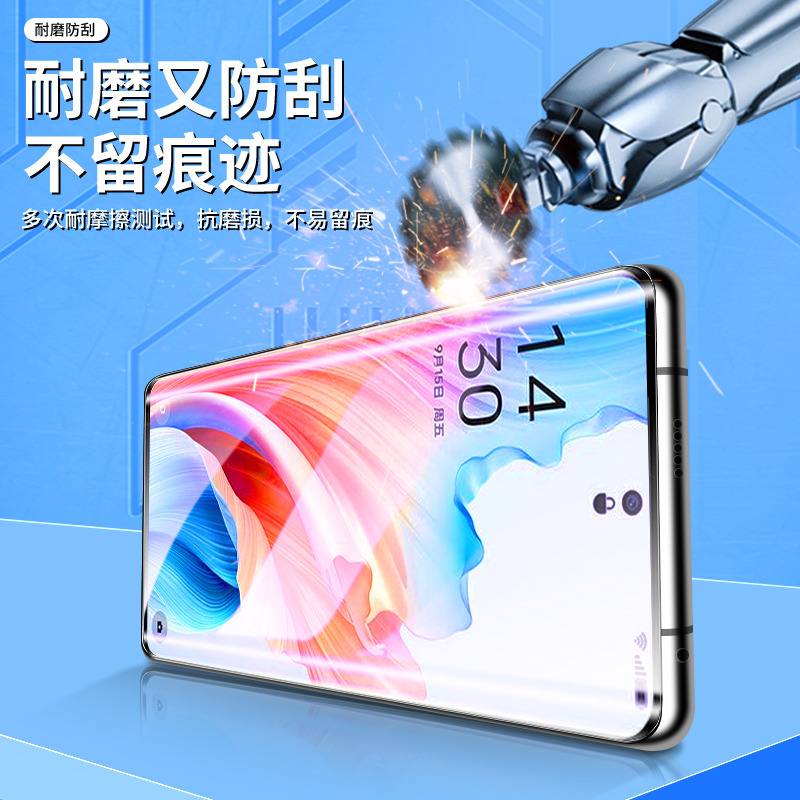 适用oppoa2pro钢化膜全屏全覆盖抗蓝光保护a2pro手机膜曲面护眼无白边玻璃0pp0水凝膜高清抗摔屏保防指纹新款 - 图1