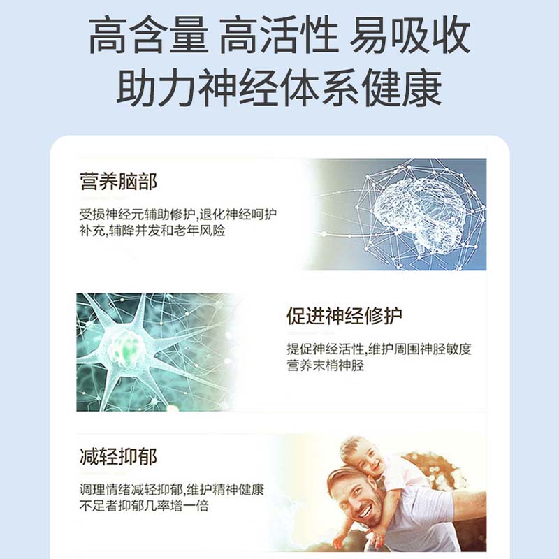 GNO原装进口苏糖酸镁专注镁元素补充剂儿童成人记忆专注力神经酸-图2