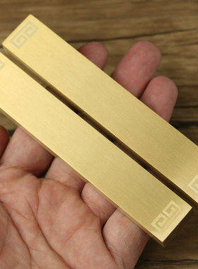 12cm黄铜铜之心金属简约