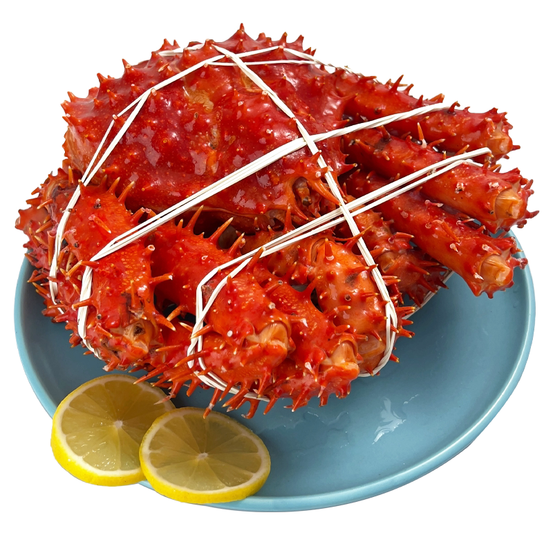 熟冻帝王蟹鲜活海鲜水产6斤帝皇蟹特大螃蟹皇帝蟹年货送礼大礼包