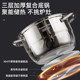 Royalstar steamer household 304 stainless steel soup steamer