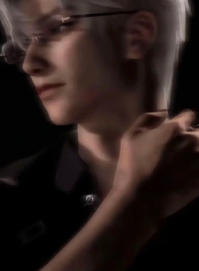 秦彻戒指恋与深空新款黑红保石轻奢高级朋克复古男女同款开口戒指