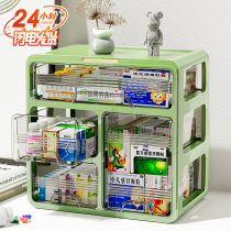 Home Multi-functional medicine box Family dress Stocked Medicine stocked case Dormitory Students Multilayer Large Capacity Medicine