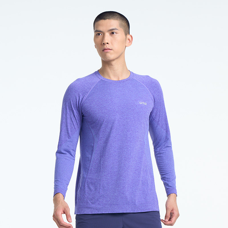 UTO悠途运动T恤女速干跑步长袖男户外徒步健身排汗上衣秋季新品,淘宝优惠券,粉丝福利购,淘宝优惠卷