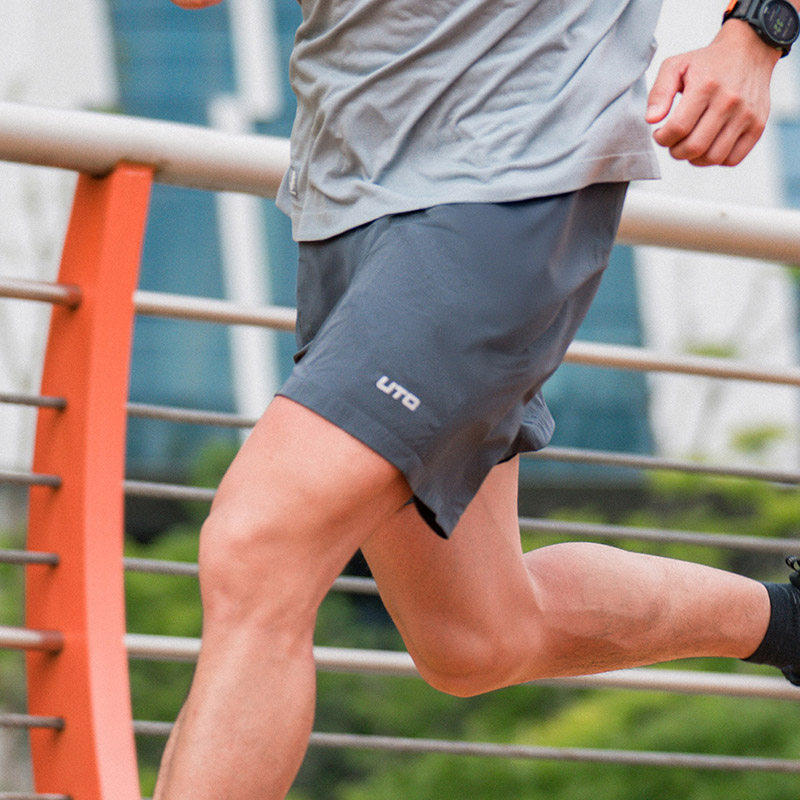 UTO悠途马拉松跑步速干短裤男夏季带腰包可放手机户外排汗运动裤,淘宝优惠券,粉丝福利购,淘宝优惠卷