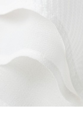 MM麦檬24春夏商场同款100%桑蚕丝真丝上装白色长袖上衣5F2121141