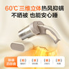 Lifetime filter double dust cup large suction mite removal device