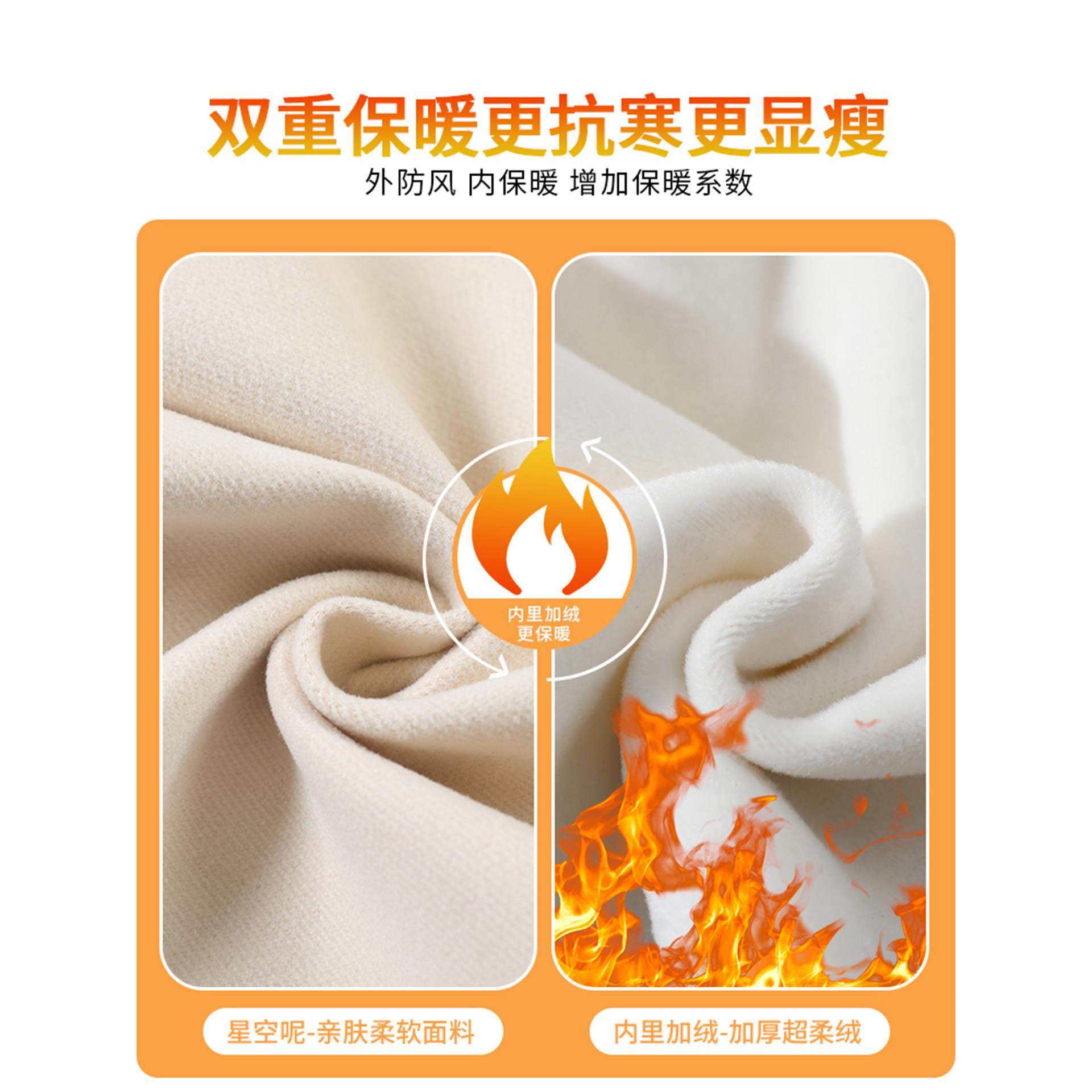 毛呢马丁靴搭配的裤子女秋冬小个子八分阔腿裤休闲加绒九分直筒裤,淘宝优惠券,粉丝福利购,淘宝优惠卷