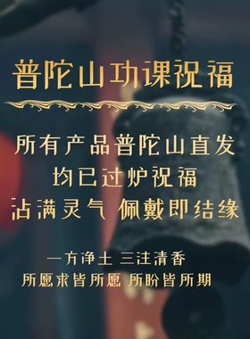 普陀山999纯银小马红绳手链