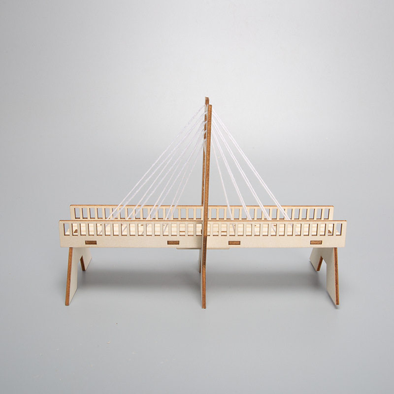 科技小制作小发明DIY手工斜拉桥小学生力学物理STEAM科学实验器材,淘宝优惠券,粉丝福利购,淘宝优惠卷