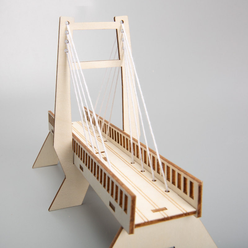 科技小制作小发明DIY手工斜拉桥小学生力学物理STEAM科学实验器材,淘宝优惠券,粉丝福利购,淘宝优惠卷