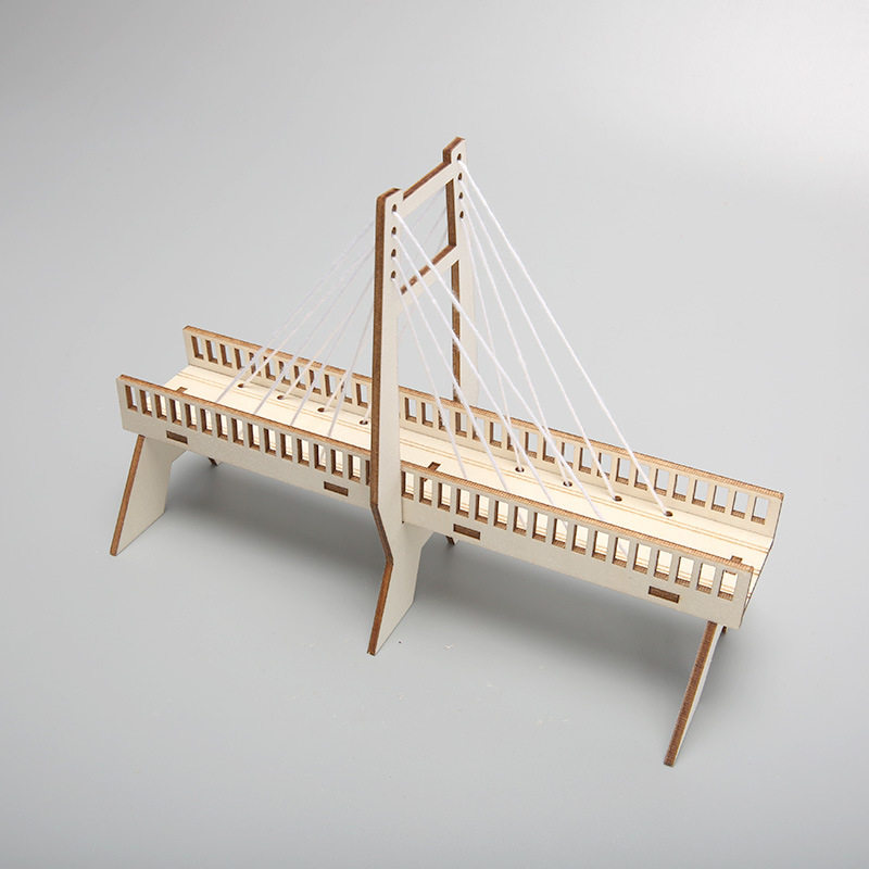 科技小制作小发明DIY手工斜拉桥小学生力学物理STEAM科学实验器材,淘宝优惠券,粉丝福利购,淘宝优惠卷