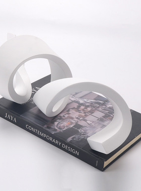 飘带形摆件北欧简约创意家居酒店