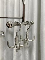 Peninsular home swivel hook Multifunction hanging clothes hook Four-claw hooks wardrobe Hook Clothes Bag-covered Hat Hanger