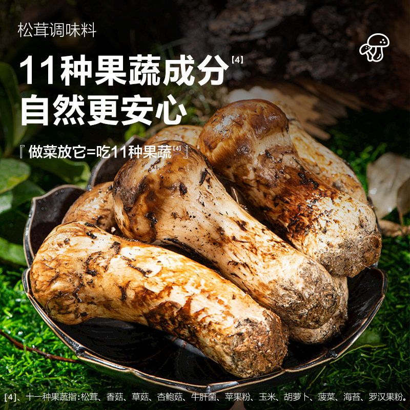 【大山合超级桶】太然松茸鲜鲜调味料100g*2替代鸡精和盐无添加