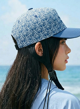 美式印花防水防掉大头围棒球帽