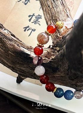 原创设计多宝黄塔晶手串女简约