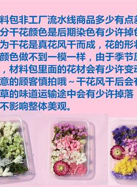 干燥花真花雏菊向日葵小向日葵手工diy材料包节日装扮活动道具