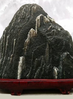 泰山石原石桌面摆件泰山石敢当客厅工艺品靠山石石头摆件随机发货