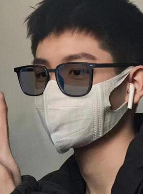 2022抖音爆款方框 韩版潮茶色显瘦眼镜小红书太阳镜镜框现货