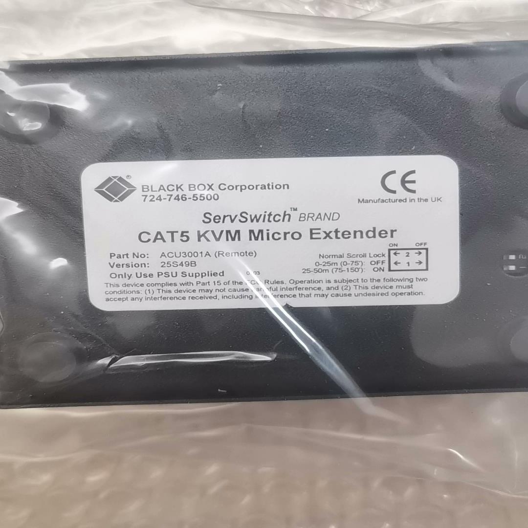 BLACK BOX 724-746-5500 CAT5 KV - 图0